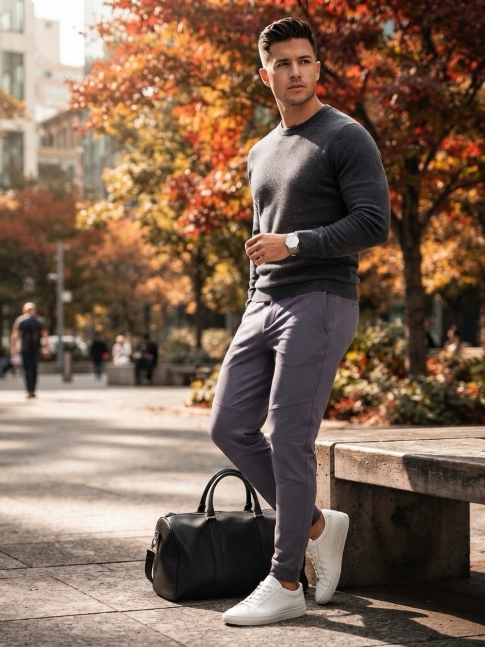 IBEX Nomad Mens Sz XXL Merino Wool Gray Jogger French Terry Drawstring Pants